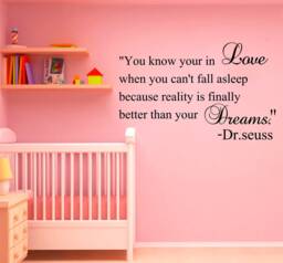 Love Makes Reality Better - 0170 Wall Art Decal, Transfer, Mural, Sticker, 75 Colours, 5 Sizes, Interior Or Exterior Use , Easy To Apply