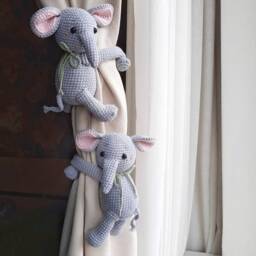 Giraffe Curtain Tie Back Nursery Decor Safari Baby Shower Animal Backs Tiebacks Nursery - thumbnail 4