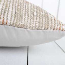 Turkish Kilim Pillow Cover 14x14 Boho Throw - thumbnail 4