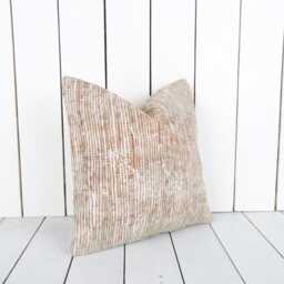 Turkish Kilim Pillow Cover 14x14 Boho Throw - thumbnail 2