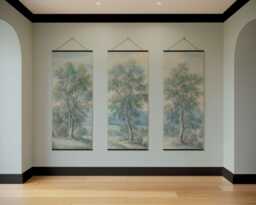 Countryside Tapestry - Wall Hanging Unique Art - thumbnail 1