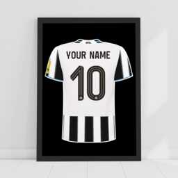 Newcastle United Fc Print - 25-26 Personalised Shirt Design Poster Football Wall Art - thumbnail 1