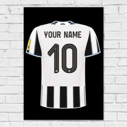 Newcastle United Fc Print - 25-26 Personalised Shirt Design Poster Football Wall Art - thumbnail 2