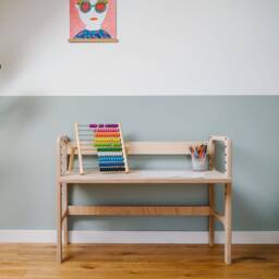 Desk For Kids, School Desk Montessori Furniture, Children Room, Wooden Desk, Kids Table & Chairs - thumbnail 2