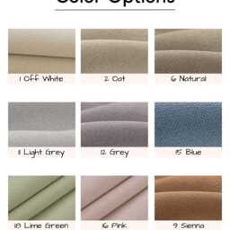 Berlain Blackout Curtain, 6 Colors, Faux Linen Room Darkening Custom Thermal Curtain For Bedroom, 1Pc - thumbnail 2