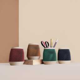 Wooden Pencil Pot, Storage, Idea For Office Accessories, Office Storage & Decoration, Scandinavian Design, Gift Home - thumbnail 2