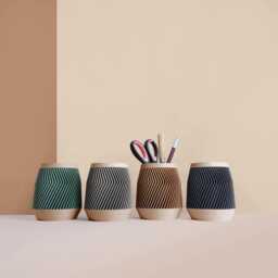 Wooden Pencil Pot, Storage, Idea For Office Accessories, Office Storage & Decoration, Scandinavian Design, Gift Home - thumbnail 3