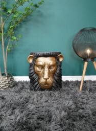 Fierce Lion Themed Side Table - Faced Coffee End Animal Tables Safari Decoration Home Gift - thumbnail 4