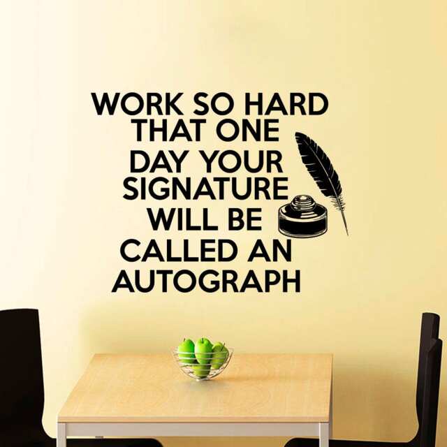 Quote Wall Decals Motivation Vinyl Stickers For Home Bedroom Decor Office Decal Art Window Decorations Cc71 - image 1