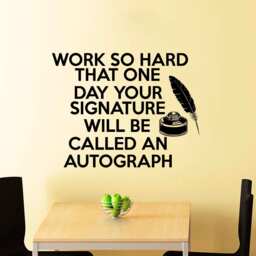 Quote Wall Decals Motivation Vinyl Stickers For Home Bedroom Decor Office Decal Art Window Decorations Cc71 - thumbnail 1