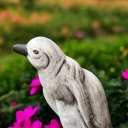 Concrete Penguin Statue Curious Bird Figurine Stone Arctic Animal Sculpture Cement Garden Ornament Outdoor Yard Decor Handmade Gift - thumbnail 4
