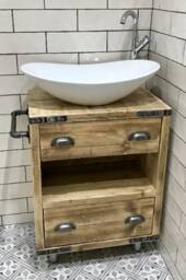 Gaddeston - Handmade Reclaimed Timber Bathroom Furniture - thumbnail 3