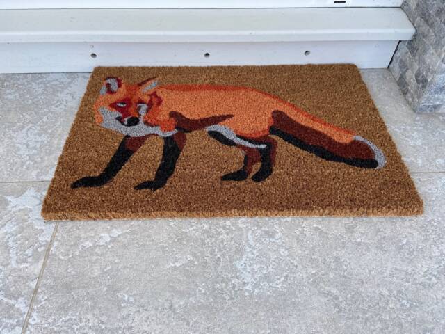 Fox Doormat - Bold Design Coir Entrance Mat - 60 X 40 2cm - image 1