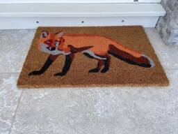 Fox Doormat - Bold Design Coir Entrance Mat - 60 X 40 2cm - thumbnail 1