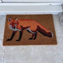 Fox Doormat - Bold Design Coir Entrance Mat - 60 X 40 2cm - thumbnail 3