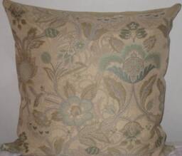 "Floral Decorative Pillow Cover-20""x20" - thumbnail 1