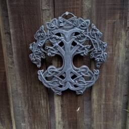Celtic Knot Tree Of Life Wall Art Faux Stone Yggdrasil Decor - thumbnail 2