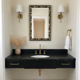 Rectangular Moroccan Mirror, Cow Bone Frame Vanity Wall Mirror - thumbnail 3