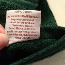Green Embellished Hand Towel - thumbnail 3