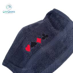 Playing Cards Towel - Personalised Face Cloth/Hand Bath = Embroidered - thumbnail 2