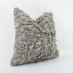 Handwoven Kilim Pillow Cover 18x18 Natural Wool Throw Cushion - thumbnail 3