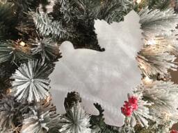 Yorkshire Terrier, Yorkie, Dog Tree Topper, Holiday Decoration, Wreath Christmas, Pet Memorial, Yard Art