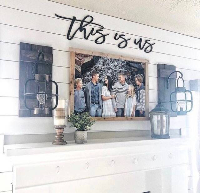This Is Us Wooden Wall Sign - Family Room Decor - image 1