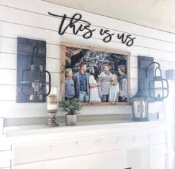 This Is Us Wooden Wall Sign - Family Room Decor - thumbnail 1