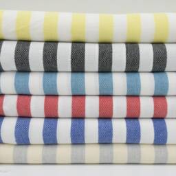 "Turkish Towel, Teal & White Towel, Hammam Towel, Striped Towel, Beach Towel, Handmade Towel, Peshtemal Towel, 40""x67" - thumbnail 4