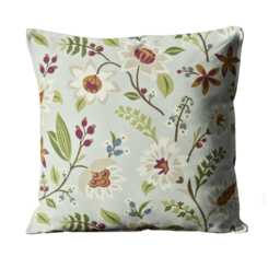 Sanderson Myrtle Cotton Cushion Cover Modern Scandinavian Floral Pillow - thumbnail 1