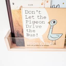 Personalized Acrylic Montessori Bookshelf - Pine Wood, Nursery Decor - thumbnail 4