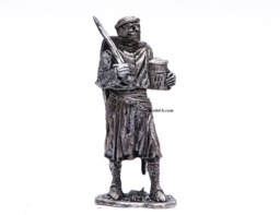 Tin 54mm Figurine Crusaders. Teutonic Order. Knight 14Th Century - thumbnail 1