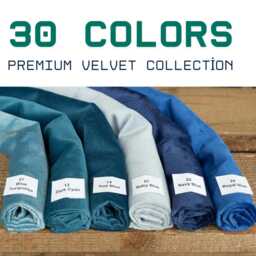 Velvet Pillow Covers With Piping, Bolster Cover in 30 Different Colors & Sizes, Cover, - Only Cover - thumbnail 2