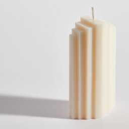 Skyscraper Decorative Candle - Minimalist Soy Wax Sculpture - Modern Home Decor Boujie Statement - thumbnail 2