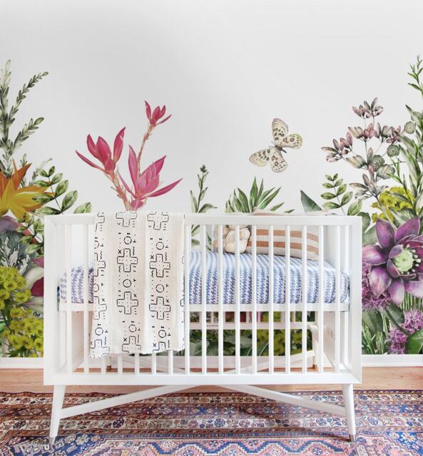 Tropical Plants Removable Wallpaper, Self Adhesive, Wall Covering, Peel & Stick, Repositionable, Decal, Mural, Decor #73 - image 1