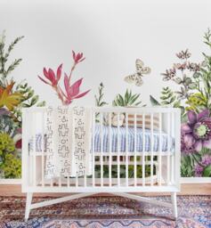 Tropical Plants Removable Wallpaper, Self Adhesive, Wall Covering, Peel & Stick, Repositionable, Decal, Mural, Decor #73 - thumbnail 1