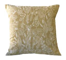 "1 X Clarke & Westleton Countryside Fox Hedgehog Ochre Cushion Covers 16"" 18"" 20"" 22"" 24"