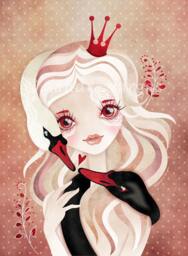 Swan Princess 8 X 10 Inches Digital Illustration Art Print By Sandra Vargas - thumbnail 1