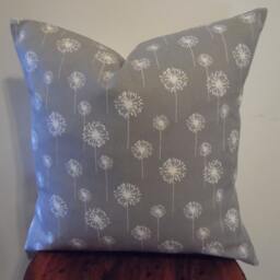 5 Patternsdandelions.large Print. Black.white.ivory. Small Grey Storm, White, Coral.candy Pink.toss Pillows.throw Pillow - thumbnail 1
