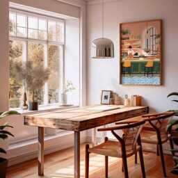 French Bakery Wall Art Print, Paris Caf?? Poster, Croissant Kitchen Decor, Barista Illustration, Cozy Bistro Breakfast Artwork - thumbnail 3