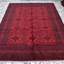 Turkman Rugs, 11.5 X 8.3 Ft, Sale Price, Large Afghan Turkmen Gargi 100% Wool Rug, Handmade Bokhara Pattern, Oriental Rug - thumbnail 2