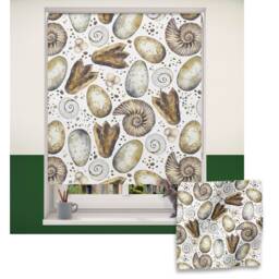 Dinosaur Fossils Roller Blind, Children's Made To Measure, Blind - thumbnail 1