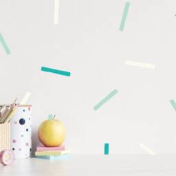 Sprinkle Wall Decals Colorful Confetti Stickers, Nursery Decor - thumbnail 2