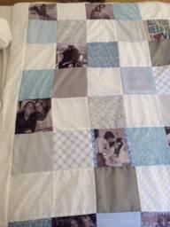 Christmas Gift For Newlyweds.wedding Photo Quilt.wedding Picture Quilt. Custom Gift Wife Throw Blanket.lifetime Memories