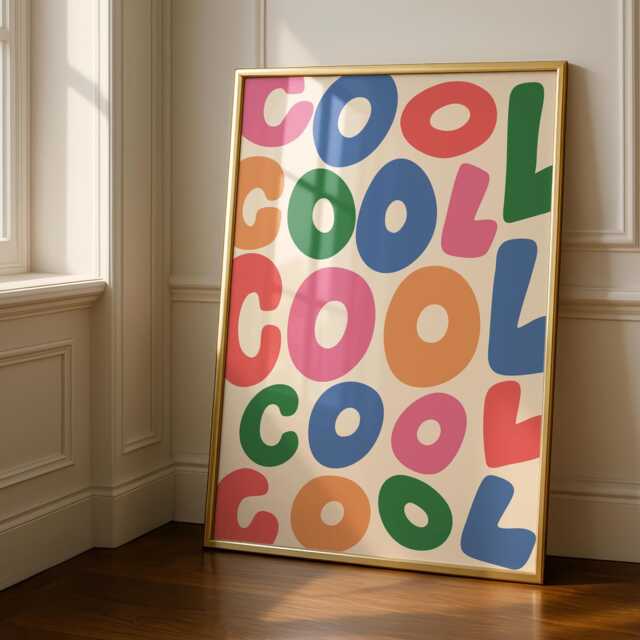 Cool Prints, Bedroom Poster, Colourful Family Wall Art, Prints For Living Room, Lounge Decor, Quotes - image 1
