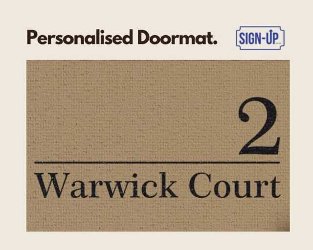 Personalised Custom Doormat - Cozy Coir Welcome Mat Gift For Parents - image 1