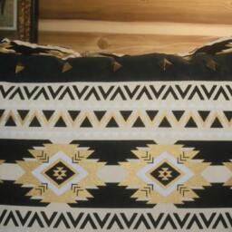 Western Decrotive High End Fancy Pillow - Gold, Black, White, Beige .shipping Will Be Calculated - thumbnail 2