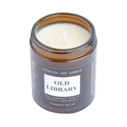 Old Library Scented Soy Candle Bookish Gift - 180Ml, 40H Burning - thumbnail 2