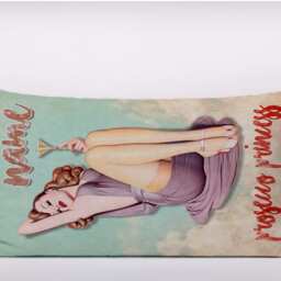 Customizable Personlized Prosecco Princess - Cushion Cover Case Or Stuffed With Insert - thumbnail 2