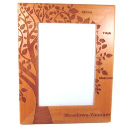 Wooden Picture Frame - Family Tree Of Life Choose Your Size - thumbnail 2